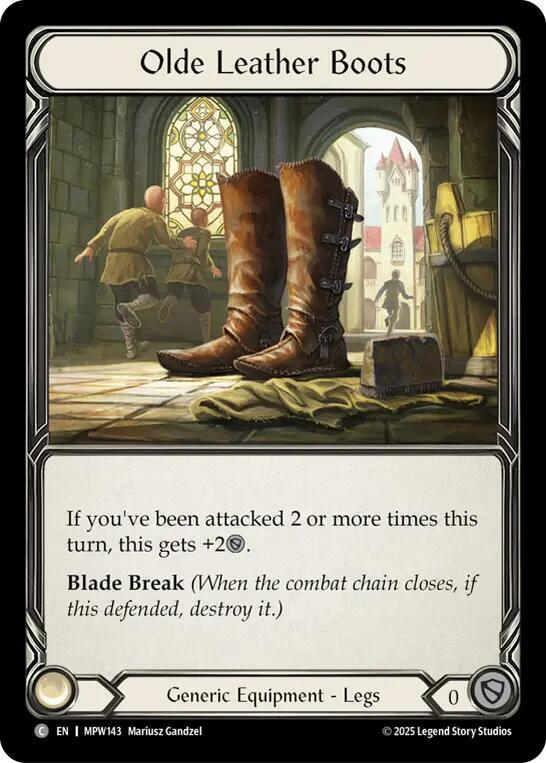 Olde Leather Boots (MPW143) [Mastery Pack Warrior]