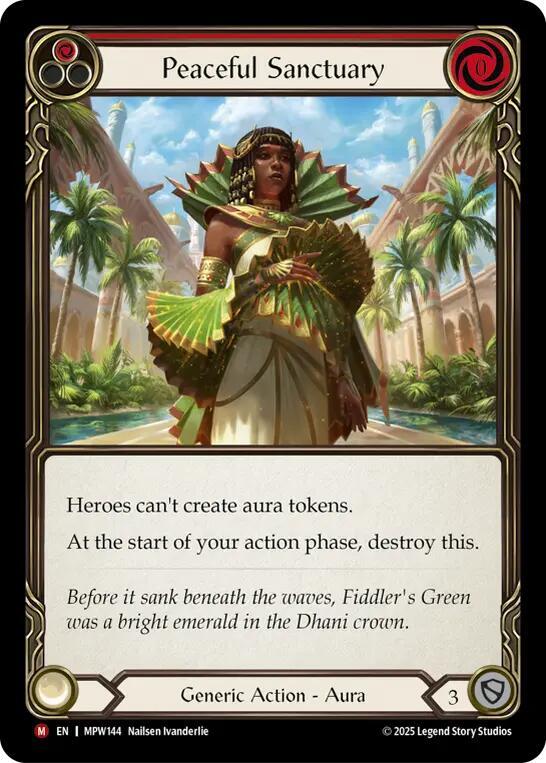 Peaceful Sanctuary (Red) (MPW144) [Mastery Pack Warrior]