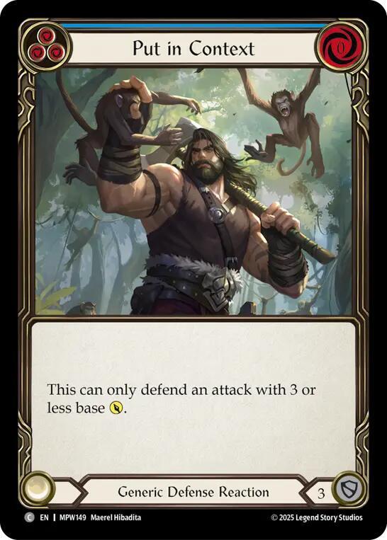 Put in Context (Blue) (MPW149) [Mastery Pack Warrior]