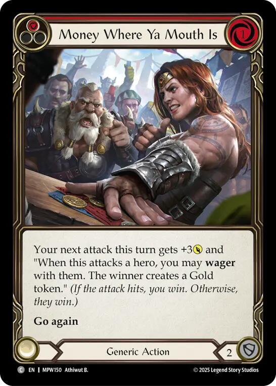 Money Where Ya Mouth Is (Red) (MPW150) [Mastery Pack Warrior]