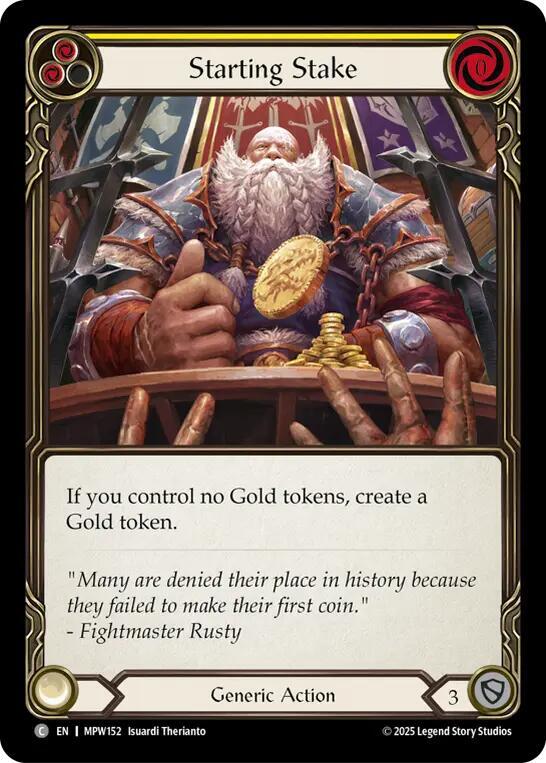 Starting Stake (Yellow) (MPW152) [Mastery Pack Warrior]