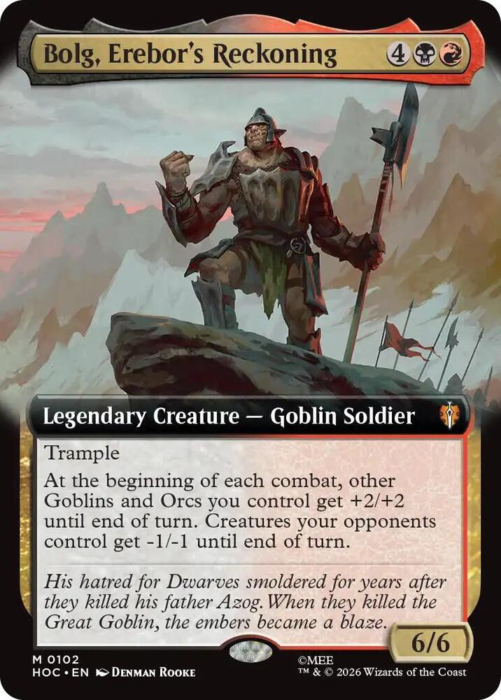 Bolg, Erebor's Reckoning (Extended Art) (102) [The Hobbit: Eternal-Legal]