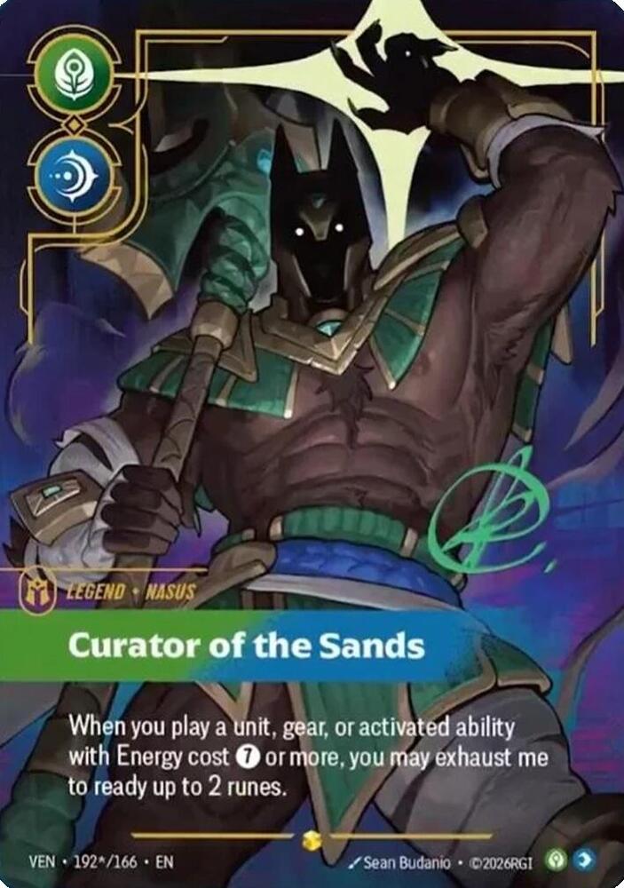 Nasus - Curator of the Sands (Signature) (192*/166) [Vendetta]