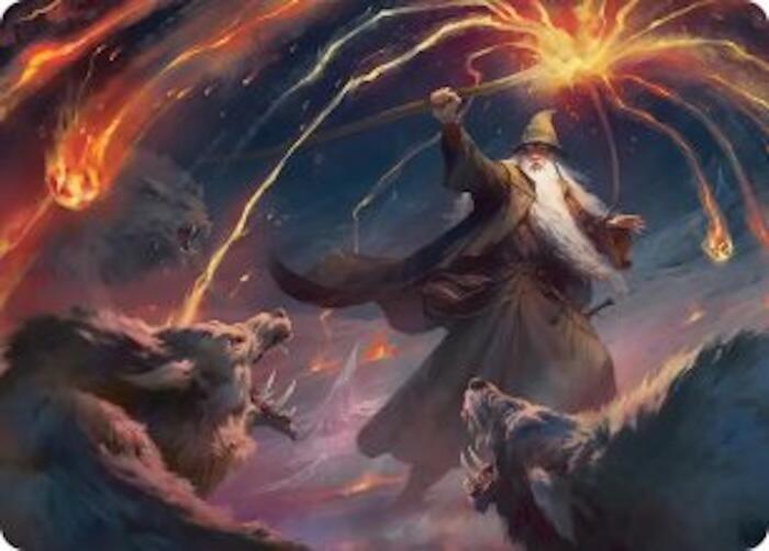 Gandalf, Shadow's Foe Art Card (46) [The Hobbit Art Series]