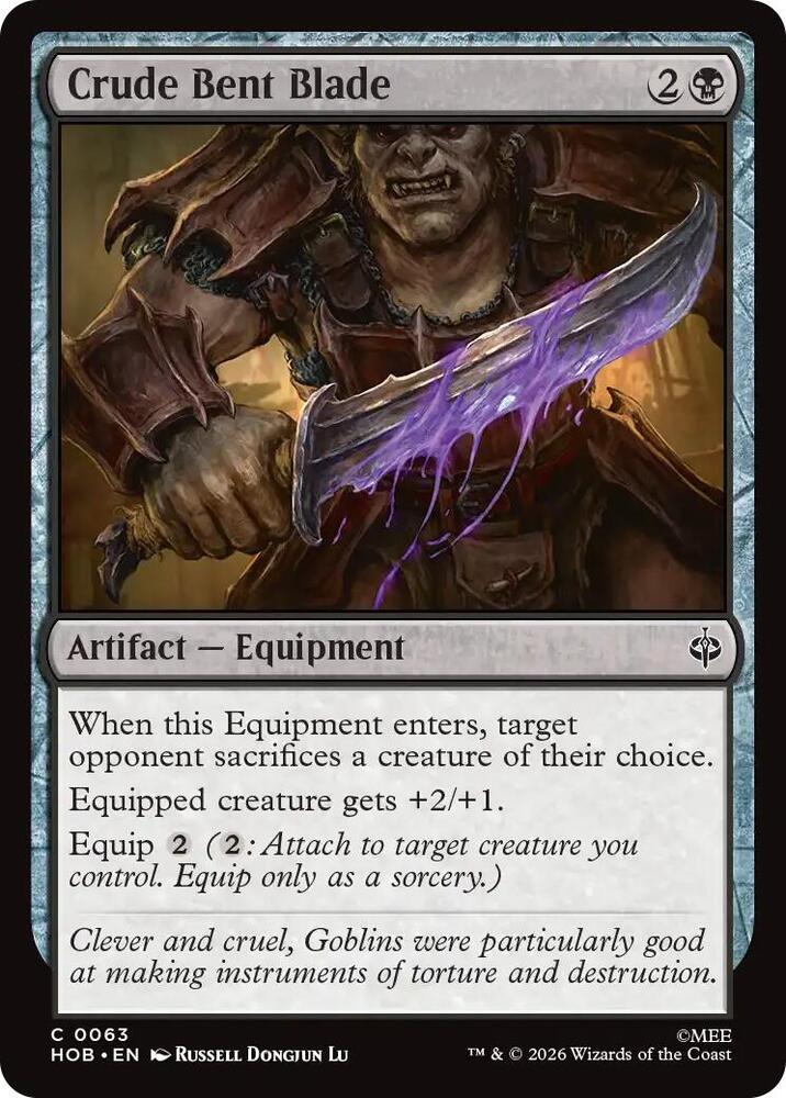 Crude Bent Blade (63) [The Hobbit]