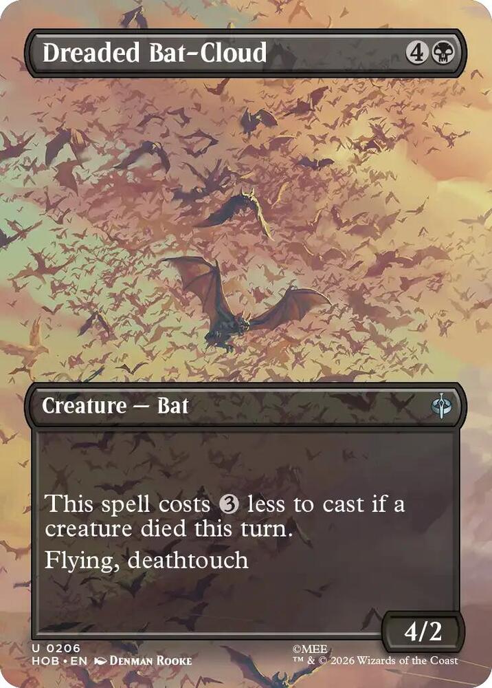 Dreaded Bat-Cloud (Borderless) (206) [The Hobbit]