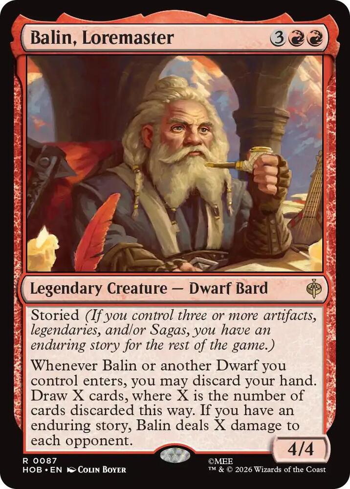 Balin, Loremaster (87) [The Hobbit]