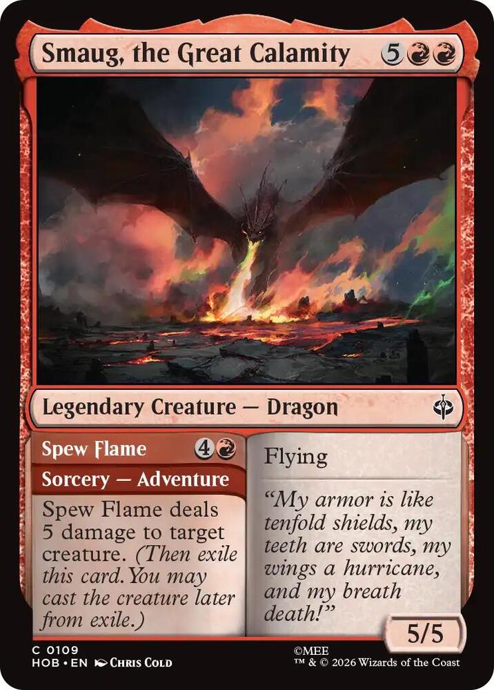 Smaug, the Great Calamity (109) [The Hobbit]