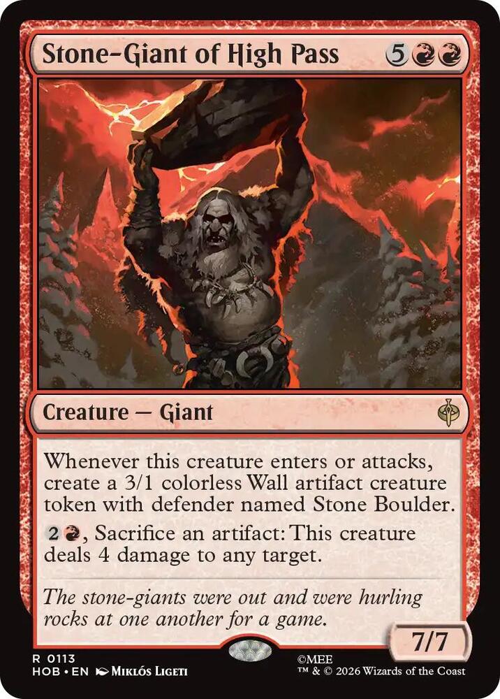 Stone-Giant of High Pass (113) [The Hobbit]