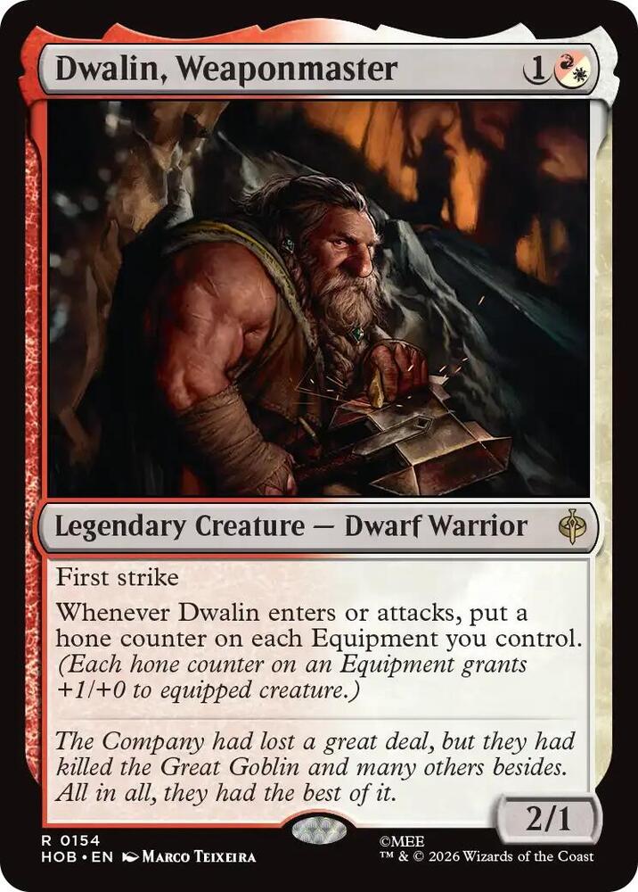 Dwalin, Weaponmaster (154) [The Hobbit]