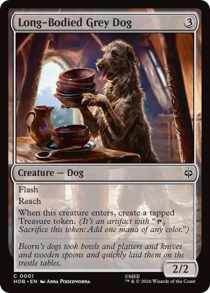 Long-Bodied Grey Dog (1) [The Hobbit]