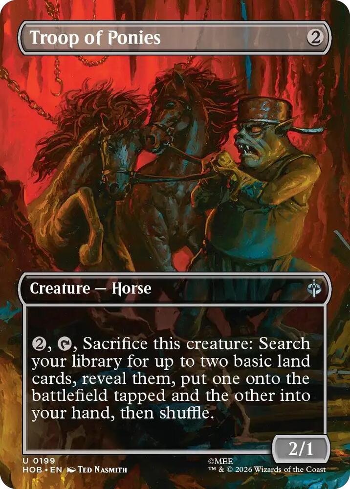 Troop of Ponies (Borderless) (199) [The Hobbit]