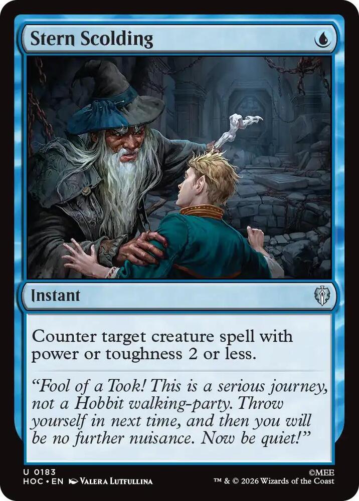 Stern Scolding (183) [The Hobbit: Eternal-Legal]