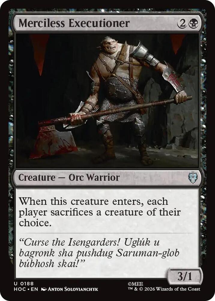 Merciless Executioner (188) [The Hobbit: Eternal-Legal]
