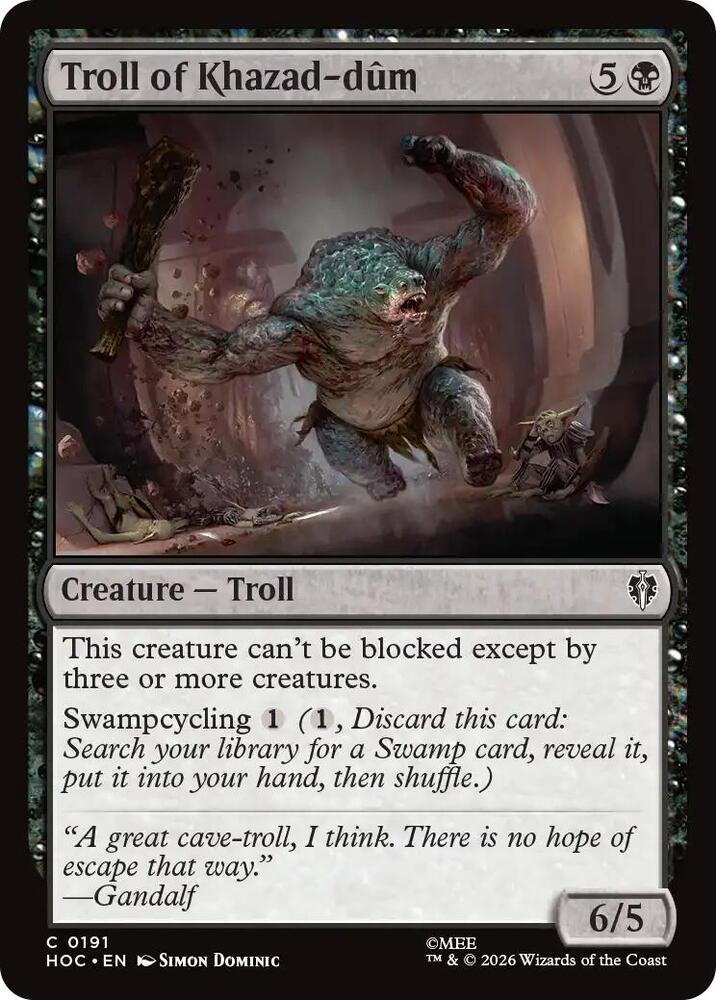 Troll of Khazad-dum (191) [The Hobbit: Eternal-Legal]