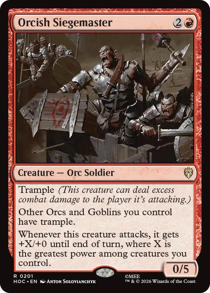 Orcish Siegemaster (201) [The Hobbit: Eternal-Legal]