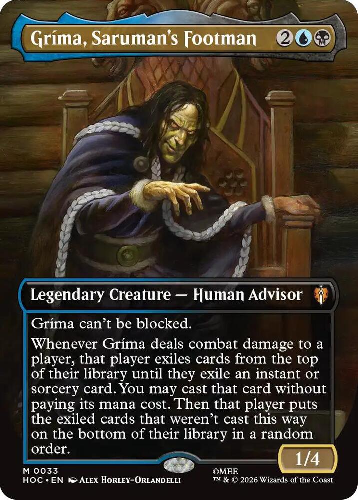 Grima, Saruman's Footman (Borderless) (33) [The Hobbit: Eternal-Legal]