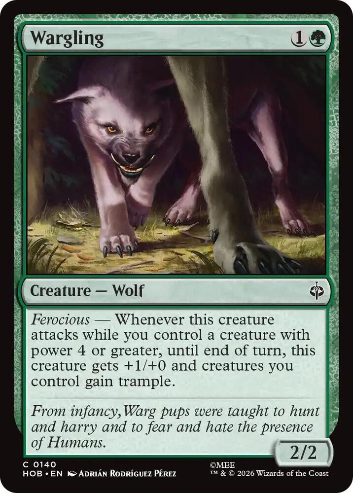 Wargling (140) [The Hobbit]
