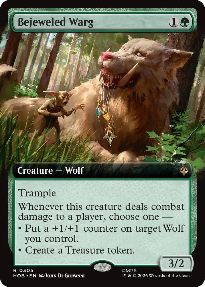 Bejeweled Warg (Extended Art) (305) [The Hobbit]