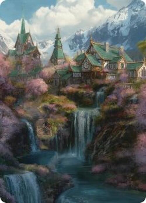 Rivendell Art Card (40) [The Hobbit Art Series]