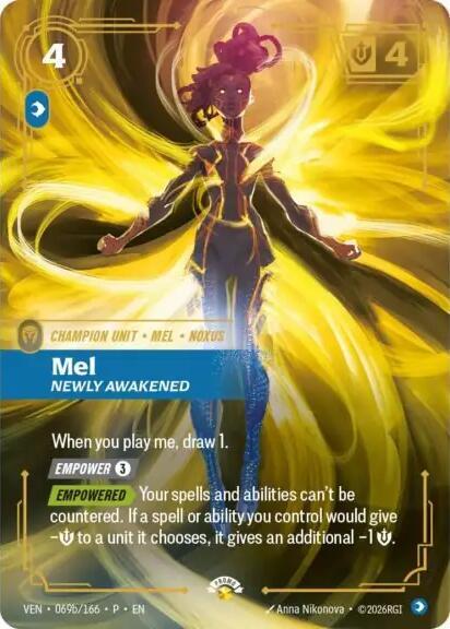 Mel - Newly Awakened (069b/166) [Riftbound Organized Play Promotional Cards]
