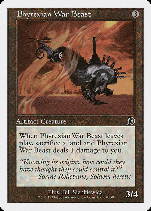 Phyrexian War Beast (37b) [Deckmasters]