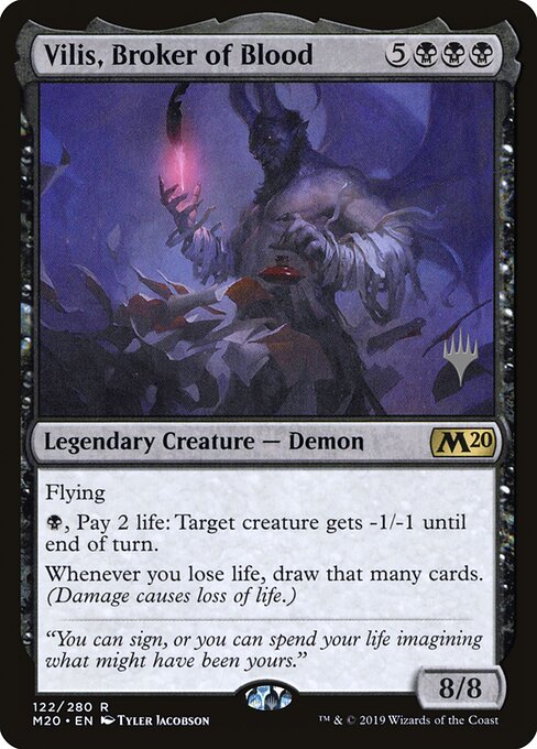 Vilis, Broker of Blood (122p) [Core Set 2020 Promos]