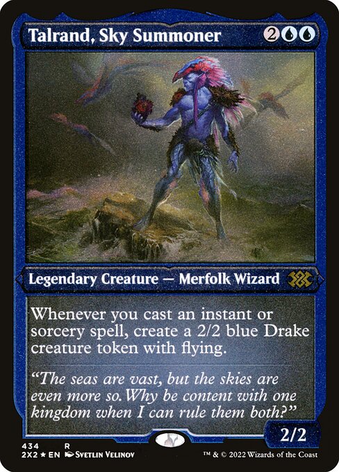 Talrand, Sky Summoner (434) [Double Masters 2022]