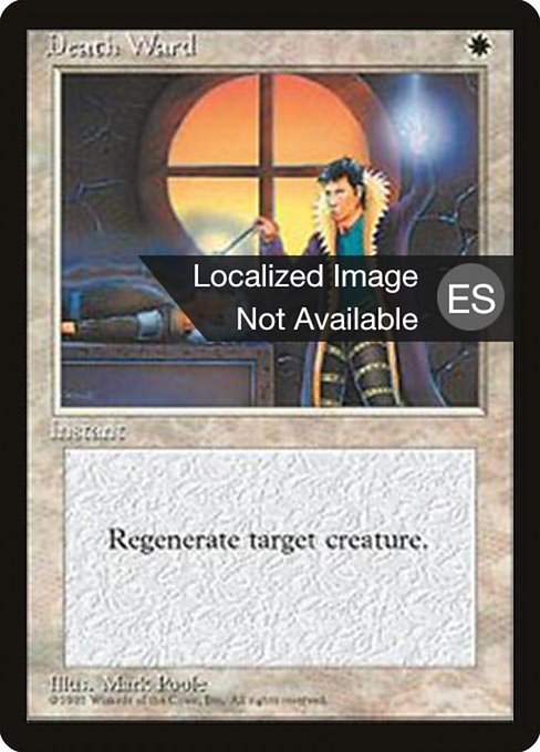 Death Ward (21) [Fourth Edition Foreign Black Border]