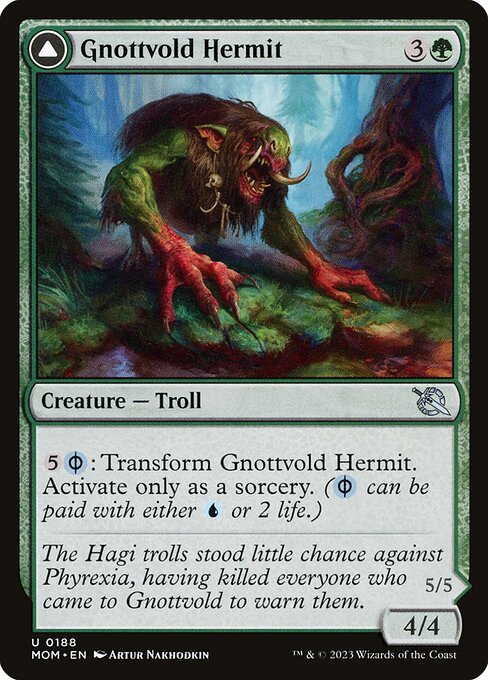 Gnottvold Hermit // Chrome Host Hulk (188) [March of the Machine]