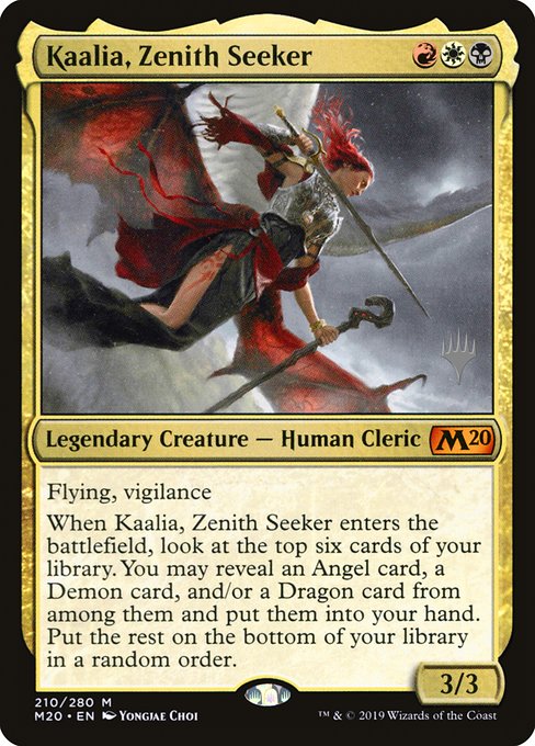 Kaalia, Zenith Seeker (210p) [Core Set 2020 Promos]