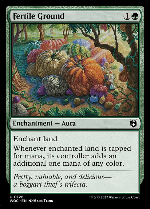 Fertile Ground (126) [Wilds of Eldraine Commander]