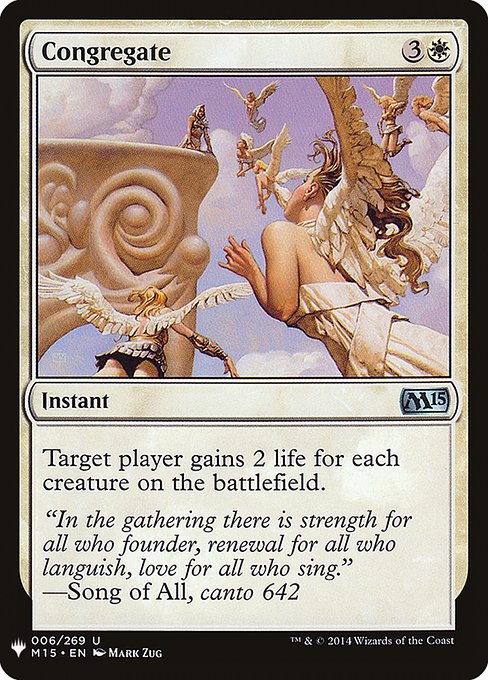 Congregate (M15-6) [The List]