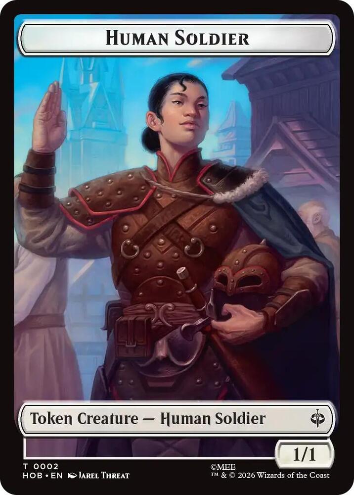 Human Soldier // On An Adventure Double-Sided Token (2 // 15) [The Hobbit]