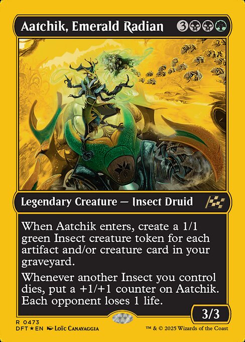 Aatchik, Emerald Radian (First-Place Foil) (473) [Aetherdrift]