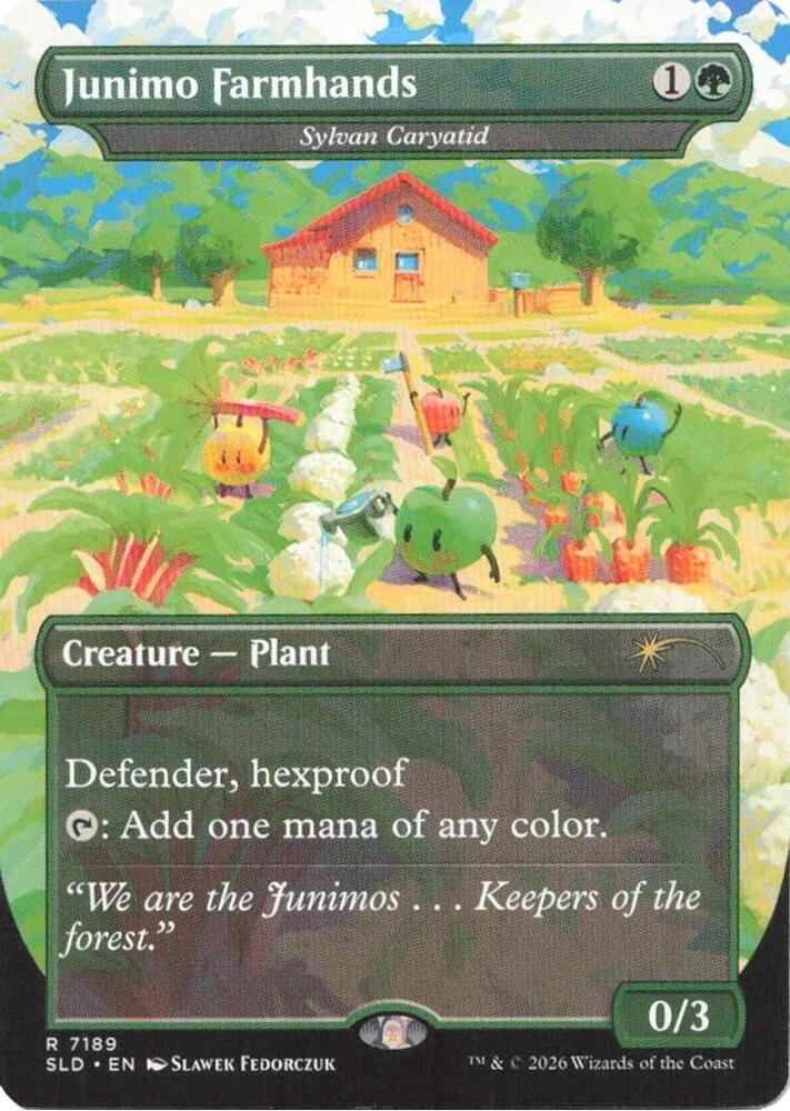 Junimo Farmhands - Sylvan Caryatid (7189) [Secret Lair Drop]