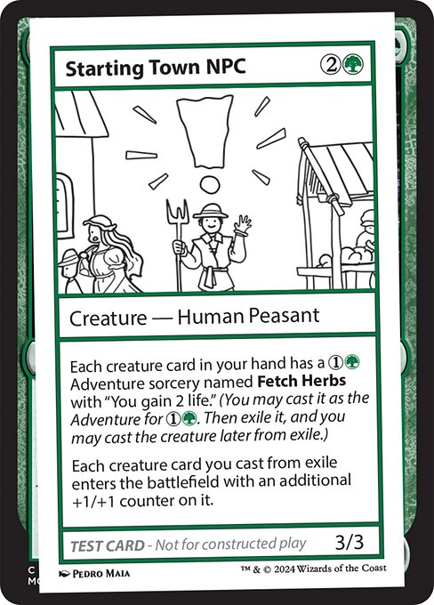Starting Town NPC (999-STN) [Mystery Booster 2]