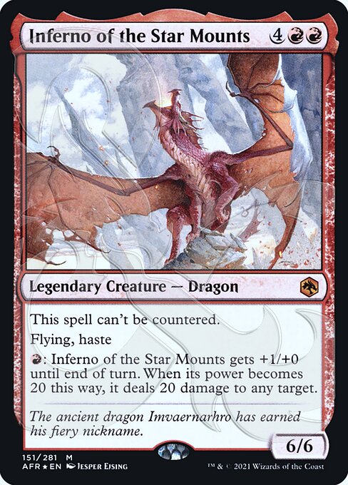 Inferno of the Star Mounts (151a) [Adventures in the Forgotten Realms Promos]
