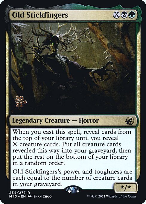 Old Stickfingers (234s) [Innistrad: Midnight Hunt Promos]