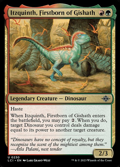 Itzquinth, Firstborn of Gishath (230) [The Lost Caverns of Ixalan]