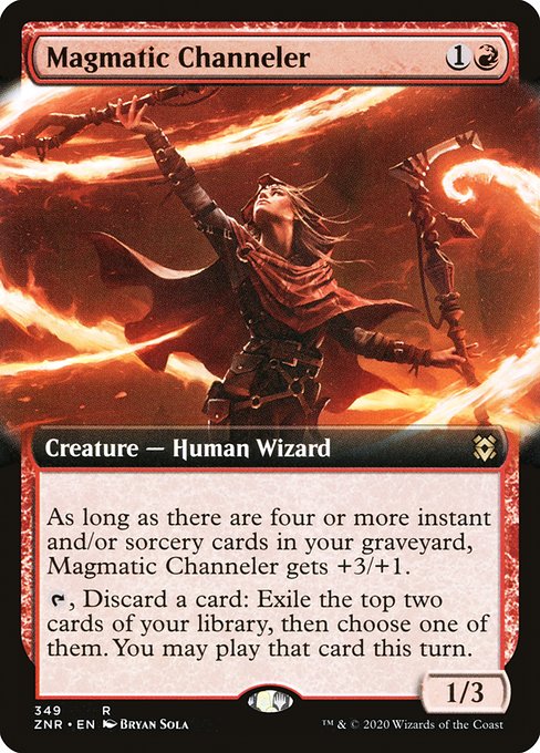 Magmatic Channeler (349) [Zendikar Rising] [Extended Art]