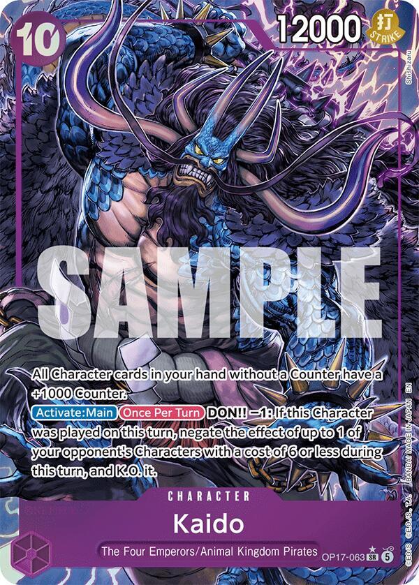 Kaido (063) (Alternate Art) (OP17-063) [The World's Strongest Warriors]