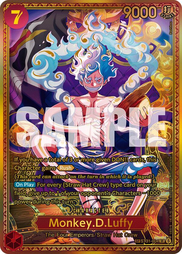 Monkey.D.Luffy (ST31-004) (SP) [The World's Strongest Warriors]