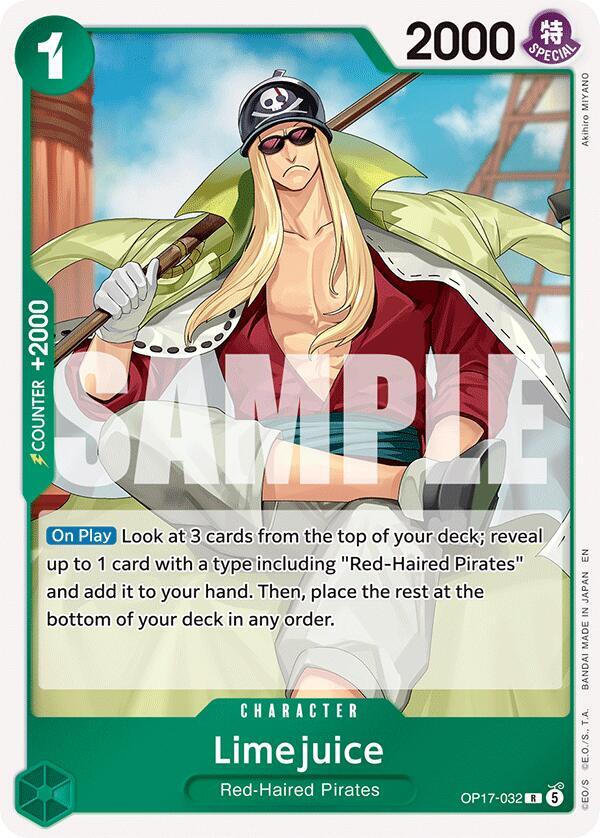 Limejuice (OP17-032) [The World's Strongest Warriors]