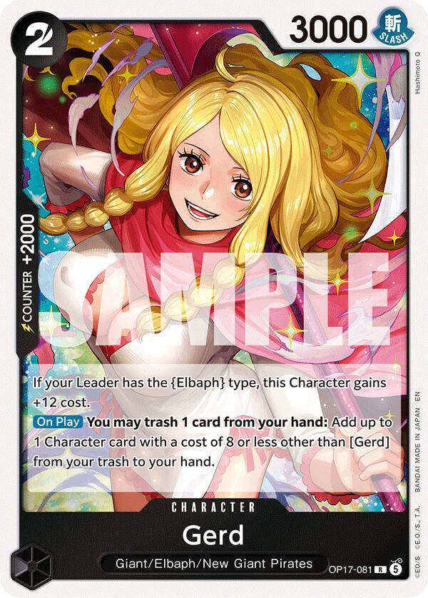 Gerd (OP17-081) [The World's Strongest Warriors]
