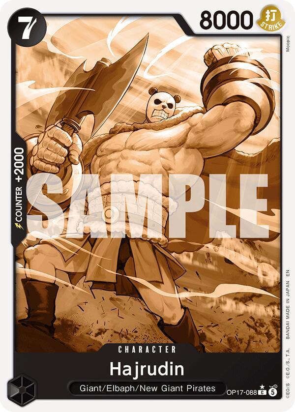 Hajrudin (Pandaman Art) (OP17-088) [The World's Strongest Warriors]