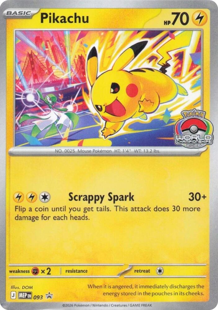 Pikachu - 093 [ME: Mega Evolution Promo]