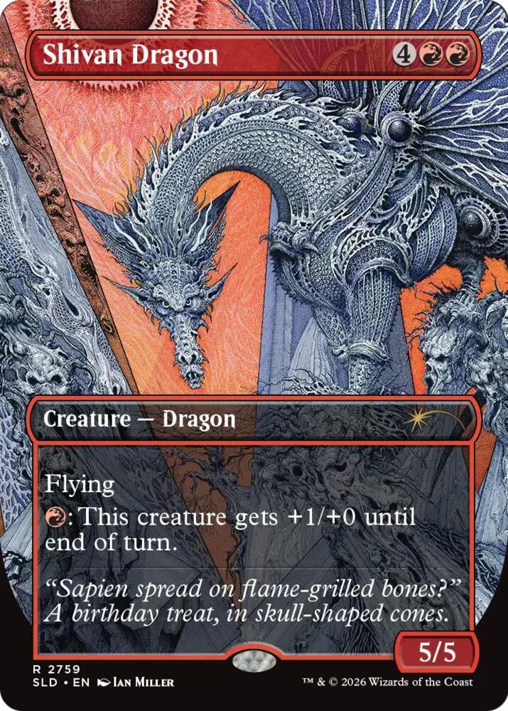 Shivan Dragon (2759) [Secret Lair Drop]