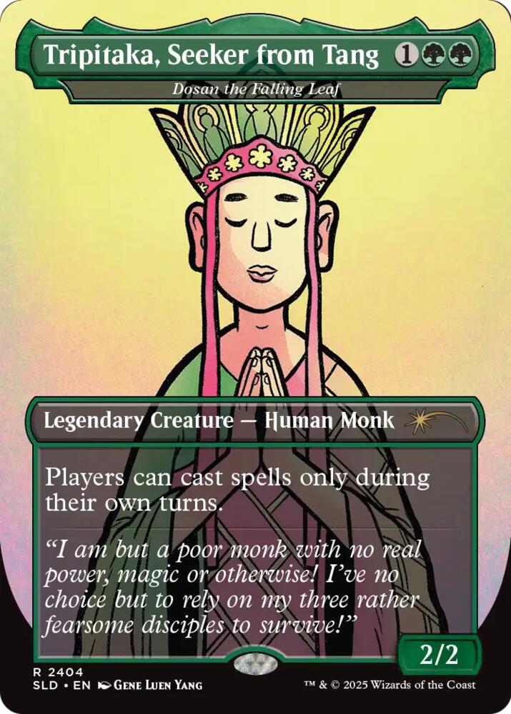 Tripitaka, Seeker from Tang - Dosan the Falling Leaf (2404) [Secret Lair Drop]
