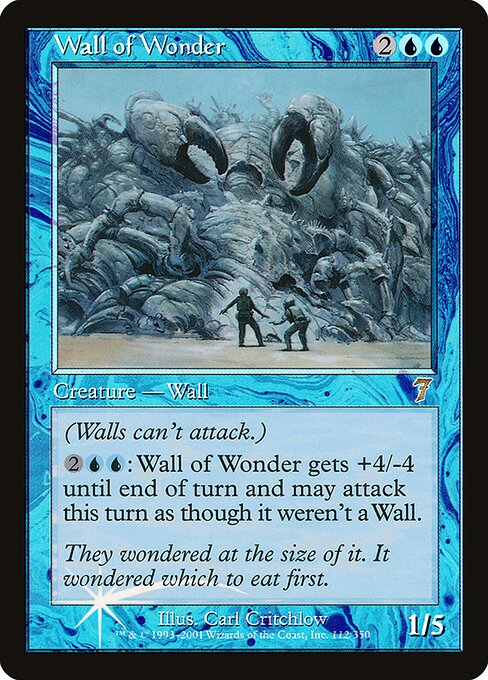 Wall of Wonder (112★) [Seventh Edition]